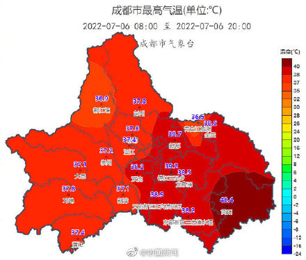 连续3天热成全国第一！成都简阳为啥这么热