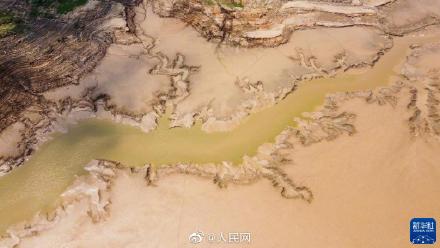 鬼斧神工!黄河河床每一张照片都是沙画 鬼斧神工!黄河河床每一张照片都是沙画