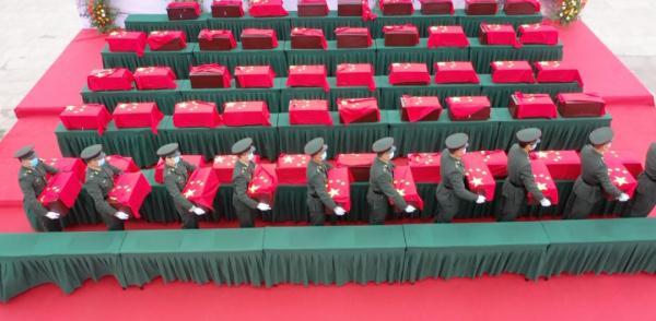 英烈不朽！59名淮海战役牺牲烈士集中迁葬入陵