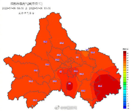 连续3天热成全国第一！成都简阳为啥这么热