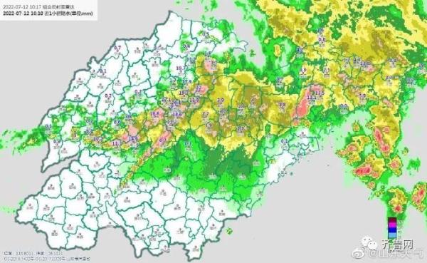 过去1小时，山东降下440个大明湖！多地仍有大到暴雨，今天你迟到了吗？