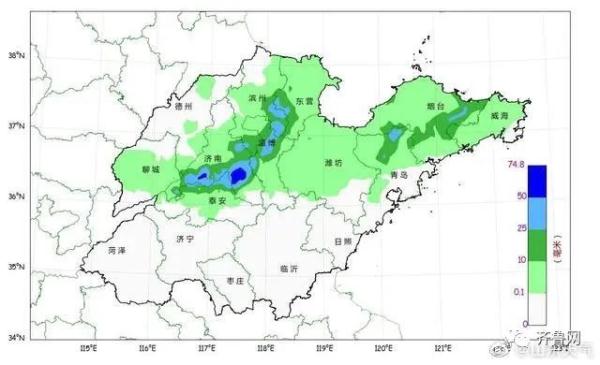 过去1小时，山东降下440个大明湖！多地仍有大到暴雨，今天你迟到了吗？