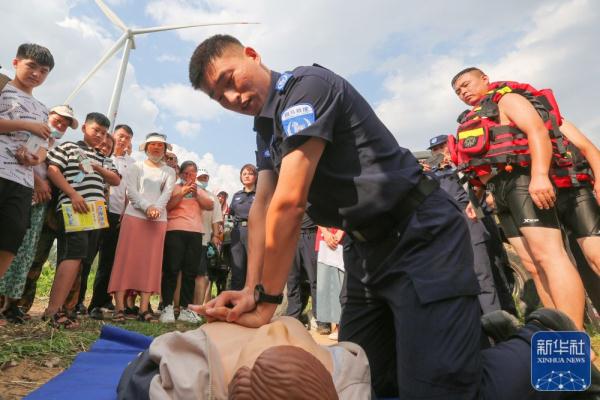 河南夏邑：防溺水安全教育活动进乡村