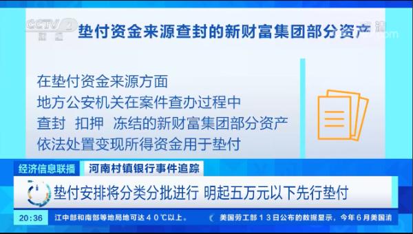 河南村镇银行垫付资金来源公布！