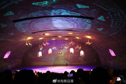 大型沙漠实景演出敦煌盛典正式复演