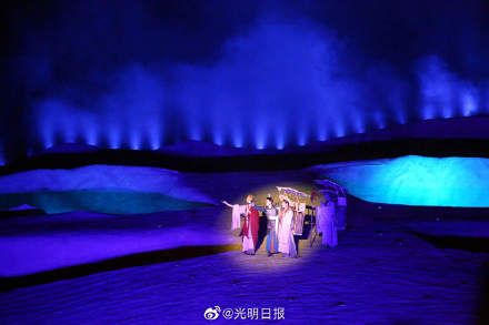 大型沙漠实景演出敦煌盛典正式复演