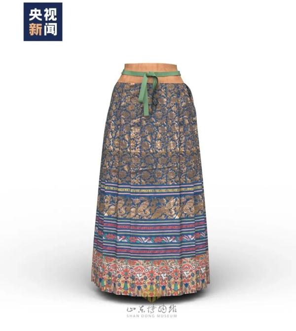 这条明代马面裙可太美了,细节惊艳! 这条明代马面裙可太美了,细节惊艳!