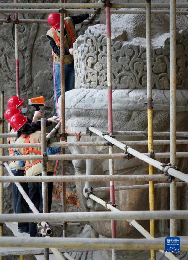 龙门石窟奉先寺完成大修工程