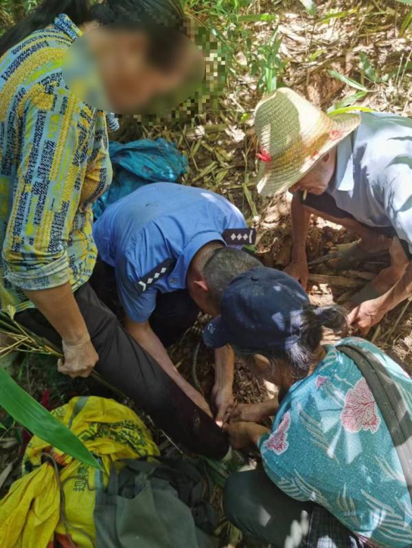 没想到草丛里面有个捕兽夹！别怕，我们来了......