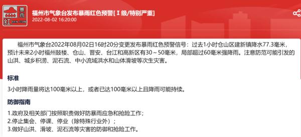 刚刚！一秒天黑！福州发布暴雨红色预警！下班赶紧回家!