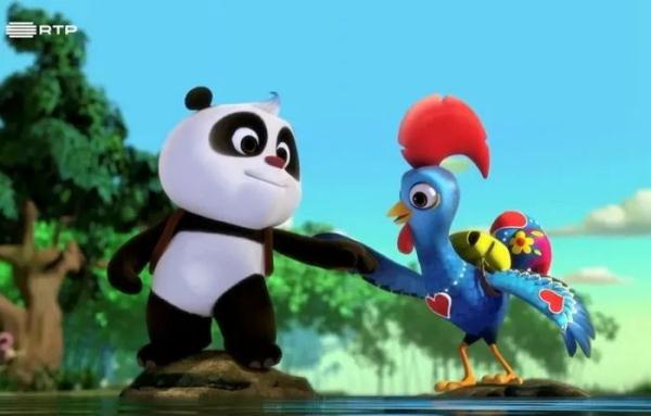 中葡合拍动画片《熊猫和卢塔》在葡萄牙广播电视总台开播