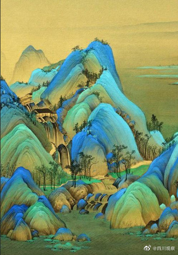 厉害了！小伙把千里江山图整活了