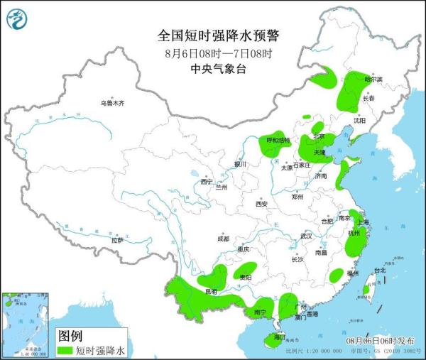 強對流預警北京等10省區市部分地區將有8至10級雷暴大風或冰雹