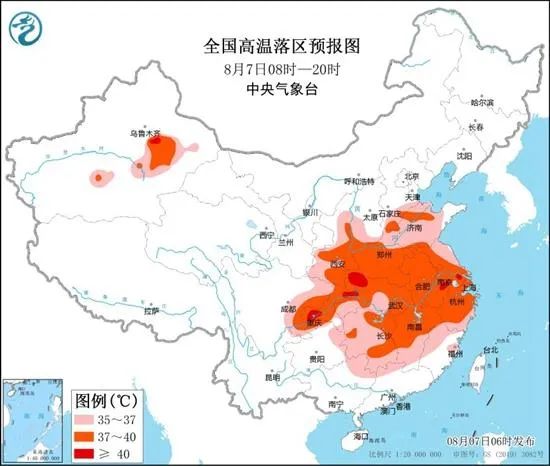 立秋日发布高温红色预警，还要热多久？
