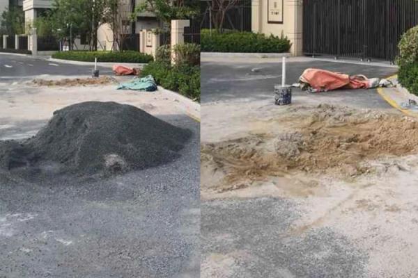 海宁一男子从工地上铲了些黄沙、瓜子片装回家…拘留！
