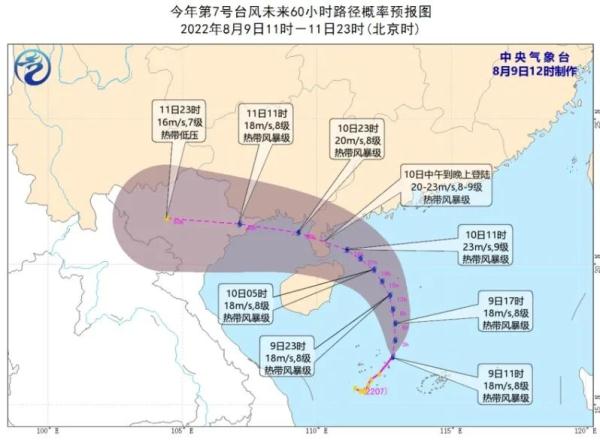 95个台风预警生效中！第7号台风生成，或于明日在广东这里登陆
