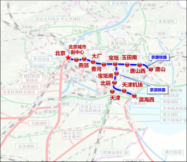 京滨京唐城际铁路，今起联调联试！