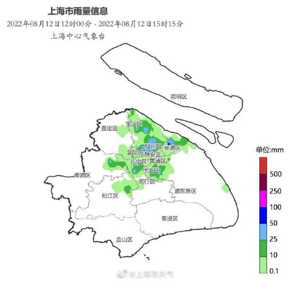 暴雨大风拦住了上海第7个40℃，网友：天都要劈开了！