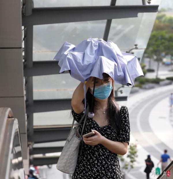 上海市防汛办发布提示，注意雷雨大风冰雹！后天最高温可能“仅”35℃…