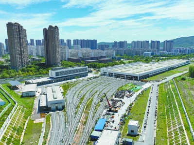 地铁七号线西善桥停车场项目基本完工