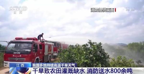 高温干旱持续！多地消防抗旱送水保民生