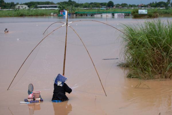 老挝万象:涨水的湄公河 老挝万象:涨水的湄公河