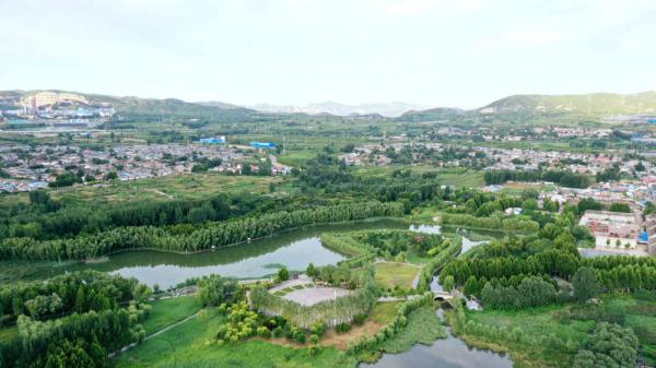 石家庄井陉矿区：采煤塌陷地变身湿地公园