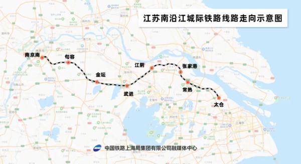 这条铁路即将接轨南京南站！