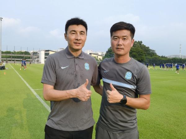 前国足队长李玮锋出任广州城主教练，肇俊哲任技术总监