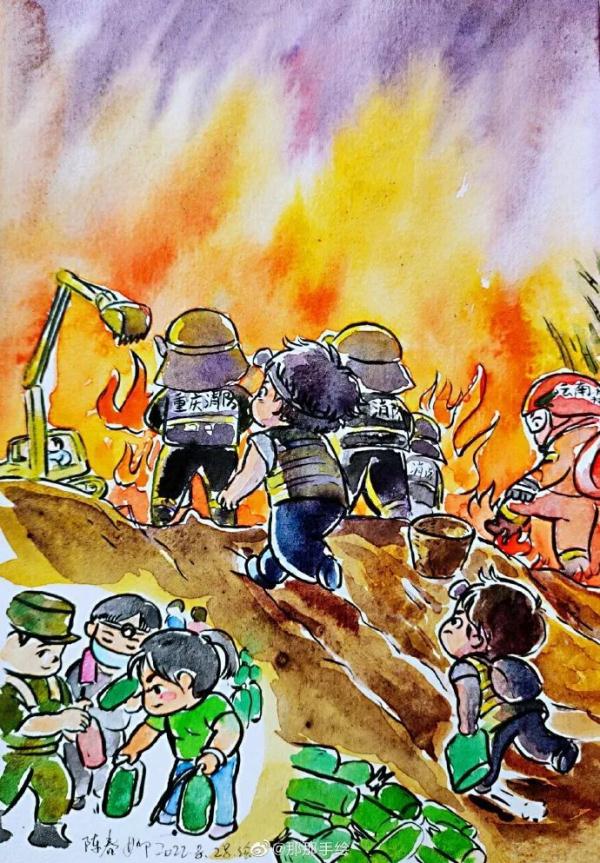 “战山火英雄图鉴”火出圈!网友:真的很重庆! “战山火英雄图鉴”火出圈!网友:真的很重庆!