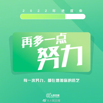 2022年只剩三分之一了别说来不及请再接再厉