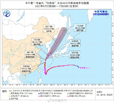 上海仍处于台风影响最强时段 局地有大雨阵风可达11级