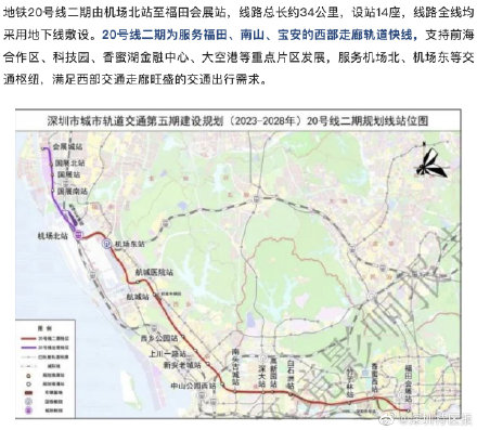 深圳地铁五期规划建设13条线路 ，详细走向设站首次公布