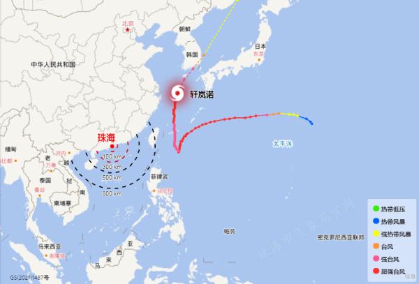 提醒！第11号台风“轩岚诺”明天登陆！珠海天气变成……