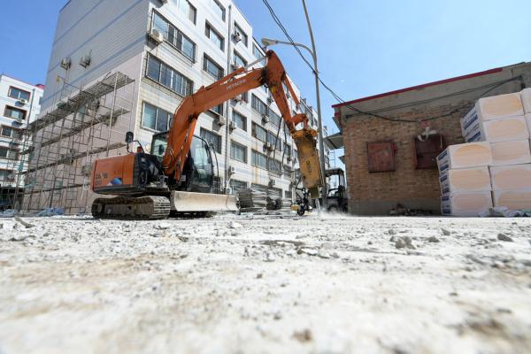 河北文安：改造老旧小区 增强群众幸福感