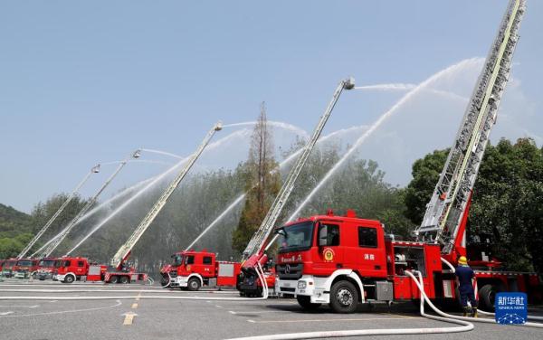上海举行森林灭火应急综合演练