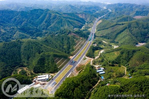 六宾高速将于今年建成通车！实现宾阳至南宁“一小时经济圈”