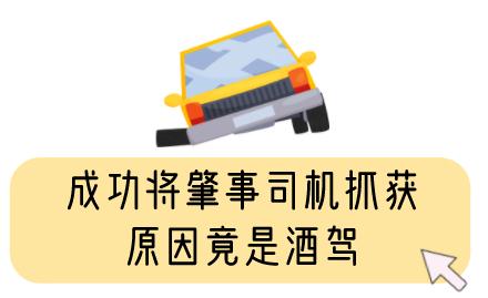 男子肇事后逃逸 半小时后落网