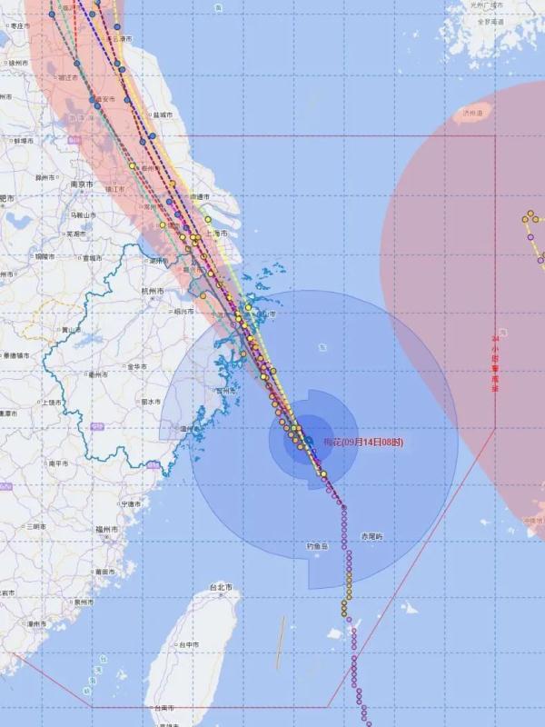 台风“梅花”将于今天傍晚前后登陆浙江！夜间或将二次登陆