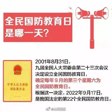 全民国防教育日为什么要试鸣防空警报? 全民国防教育日为什么要试鸣防空警报?