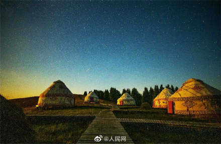 美!新疆特克斯满天繁星熠熠闪烁 美!新疆特克斯满天繁星熠熠闪烁