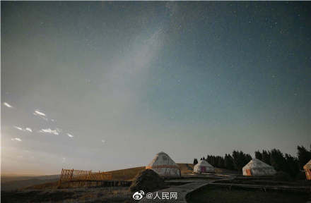 美!新疆特克斯满天繁星熠熠闪烁 美!新疆特克斯满天繁星熠熠闪烁