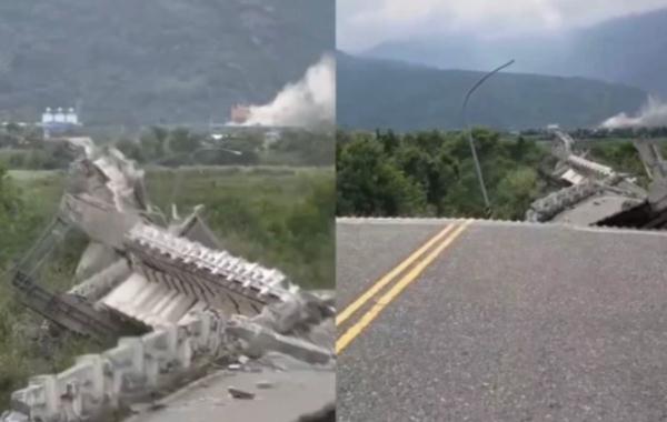 台湾花莲发生6.9级地震,大桥断成几截!福建、浙江、广东、江苏、上海震感明显 台湾花莲发生6.9级地震,大桥断成几截!福建、浙江、广东、江苏、上海震感明显