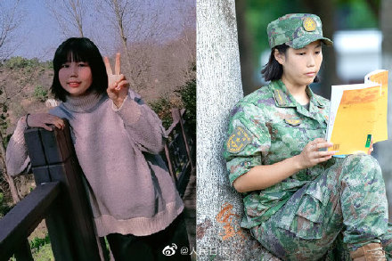 入伍前VS入伍后,看东部战区女兵入伍前后对比 入伍前VS入伍后,看东部战区女兵入伍前后对比
