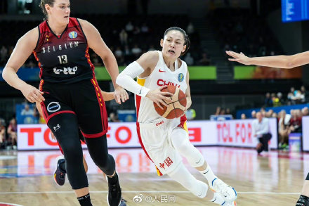 中国女篮成功晋级八强！女篮世界杯中国胜比利时