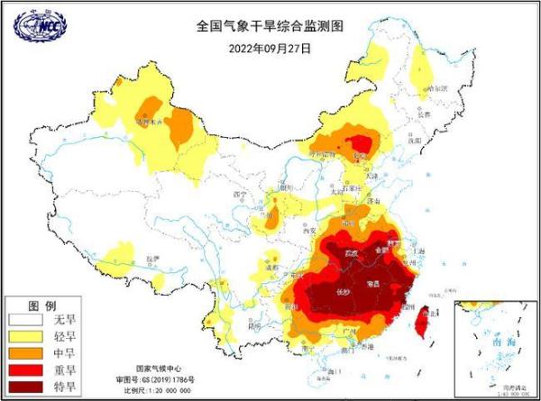 气象干旱橙色预警！浙江安徽江西等地部分地区有特旱
