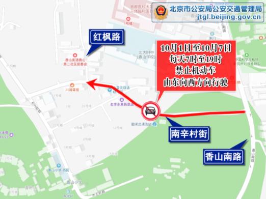 国庆节期间 天安门广场地区、香山地区部分道路采取交通管理措施