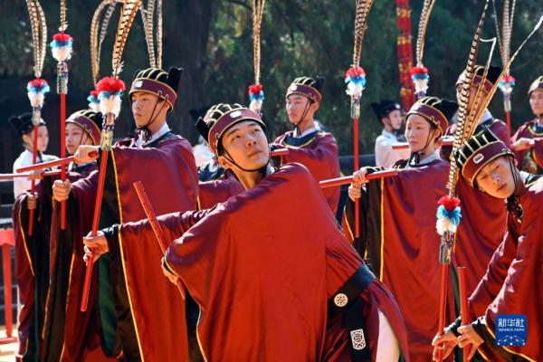 祭孔大典在山东曲阜举行 纪念孔子诞辰2573年 祭孔大典在山东曲阜举行 纪念孔子诞辰2573年