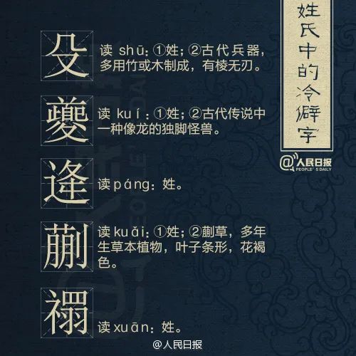 妈妈教“爨”姓儿子写名字时崩溃！这些生僻姓氏，你认识多少→