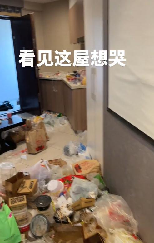 看吐了!00后女子退租留下满屋垃圾 看吐了!00后女子退租留下满屋垃圾